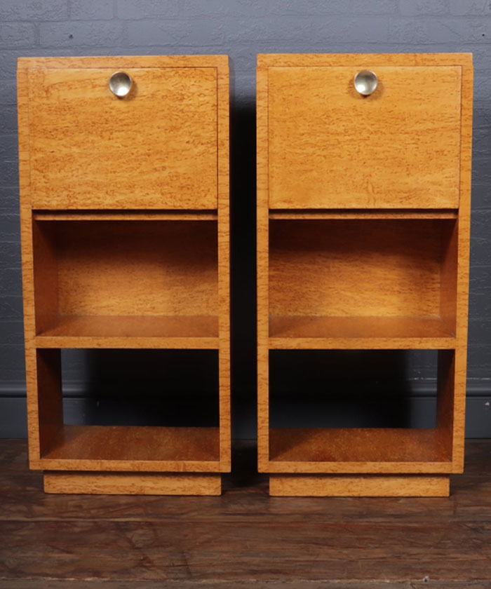 Bedside Cabinets in Karelian Birch