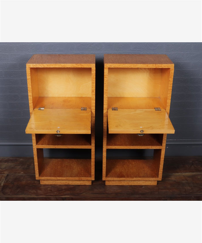 Bedside Cabinets in Karelian Birch