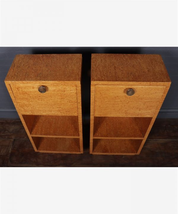Bedside Cabinets in Karelian Birch - Image 6