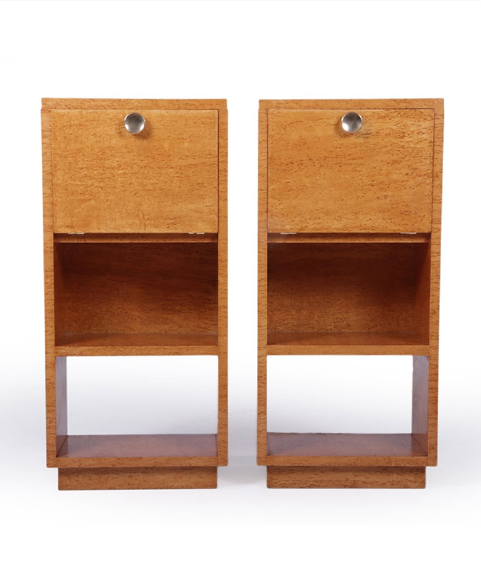 Bedside Cabinets in Karelian Birch