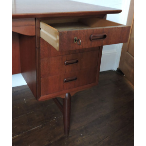 Mid-Century Danish Teak Desk, 1960s