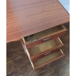 Mid-Century Danish Teak Desk, 1960s