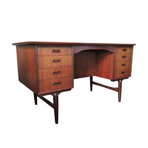 Mid-Century Danish Teak Desk, 1960s