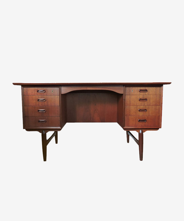 Mid-Century Danish Teak Desk, 1960s