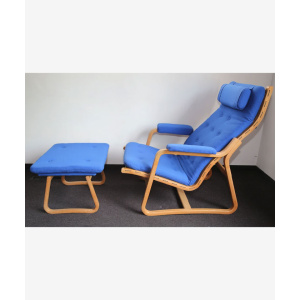 Danish Lounge Chair With Ottoman By Ditte & Adrian Heath