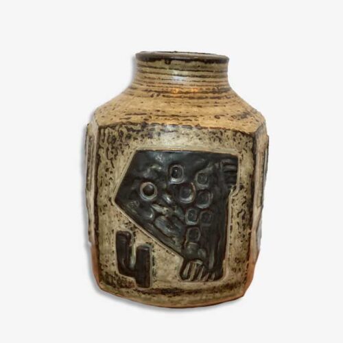 Royal Copenhagen Stoneware Vase By Jorgen Mogensen, 1960s