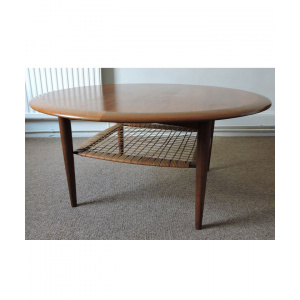Mid-Century Coffee Table by Johannes Andersen for CFC Silkeborg, 1960s