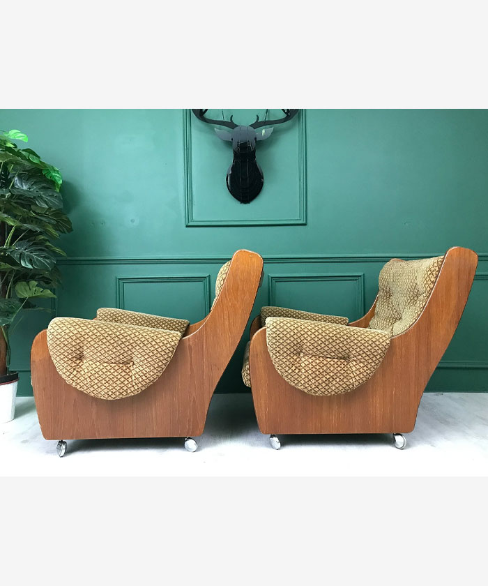 Sofa and chairs set from G-Plan, 1960s