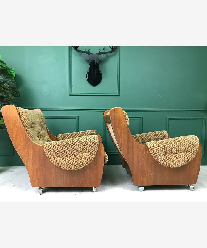 Sofa and chairs set from G-Plan, 1960s