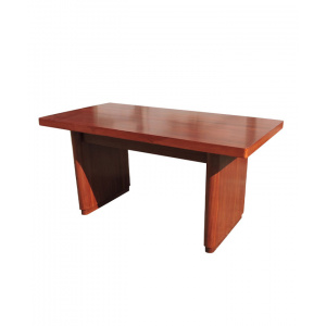 Large Sapele Mid-Century Portuguese Desk, 1960s