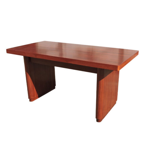 Large Sapele Mid-Century Portuguese Desk, 1960s