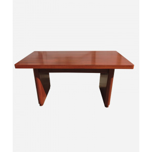 Large Sapele Mid-Century Portuguese Desk, 1960s