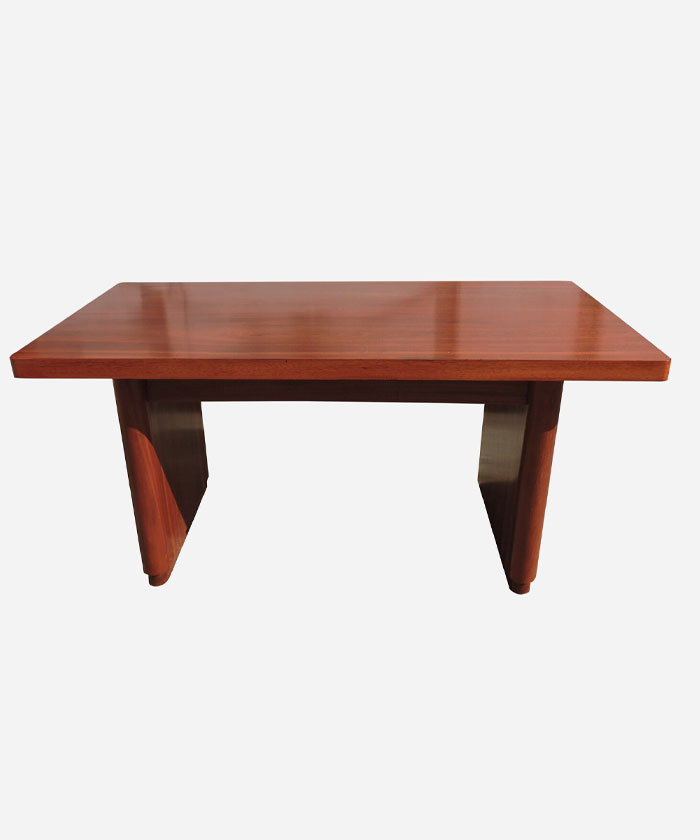 Large Sapele Mid-Century Portuguese Desk, 1960s