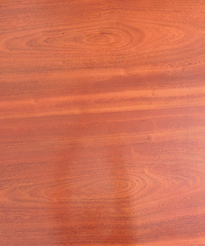 Large Sapele Mid-Century Portuguese Desk, 1960s