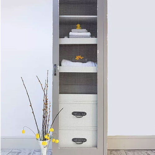 Vintage Styled Linen/Filing Cupboard