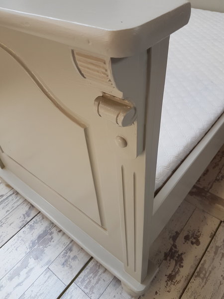 Child's Pale Grey Bed