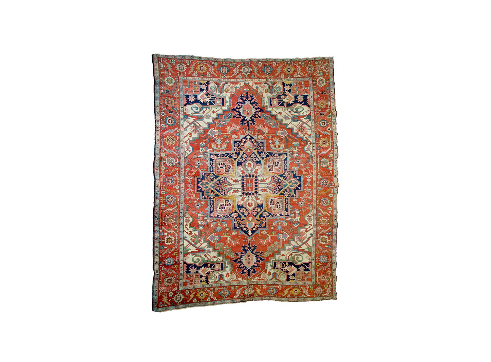 Antique Serapi Carpet