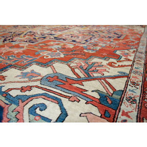 Antique Serapi Carpet