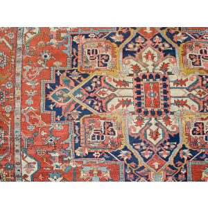 Antique Serapi Carpet