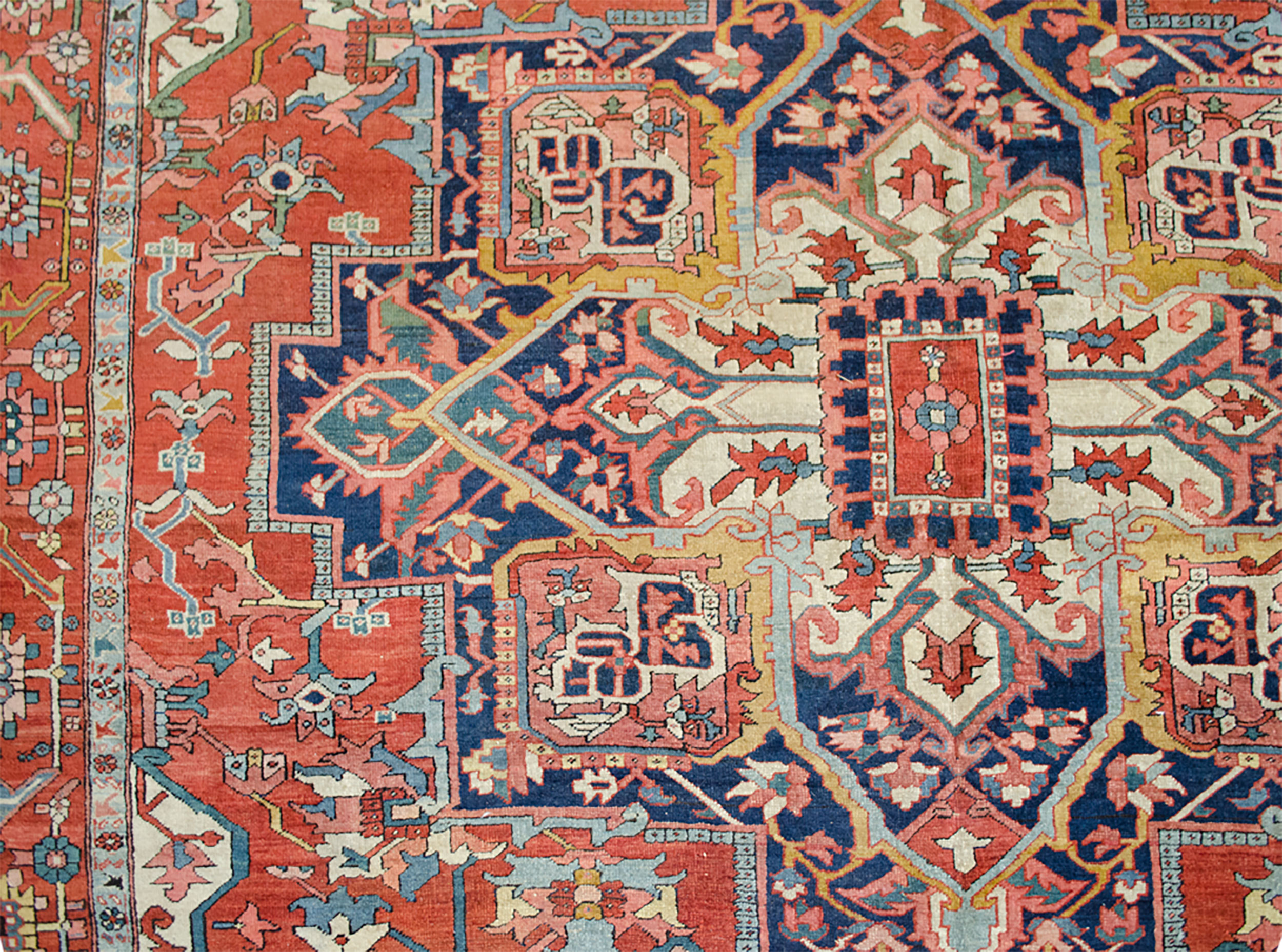 Antique Serapi Carpet