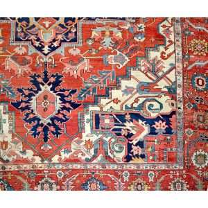 Antique Serapi Carpet