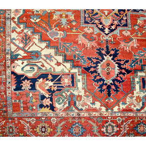 Antique Serapi Carpet