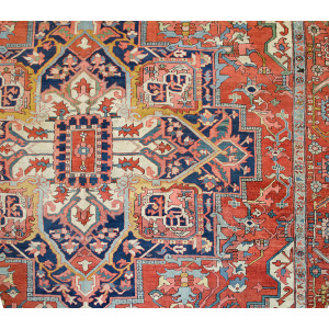 Antique Serapi Carpet