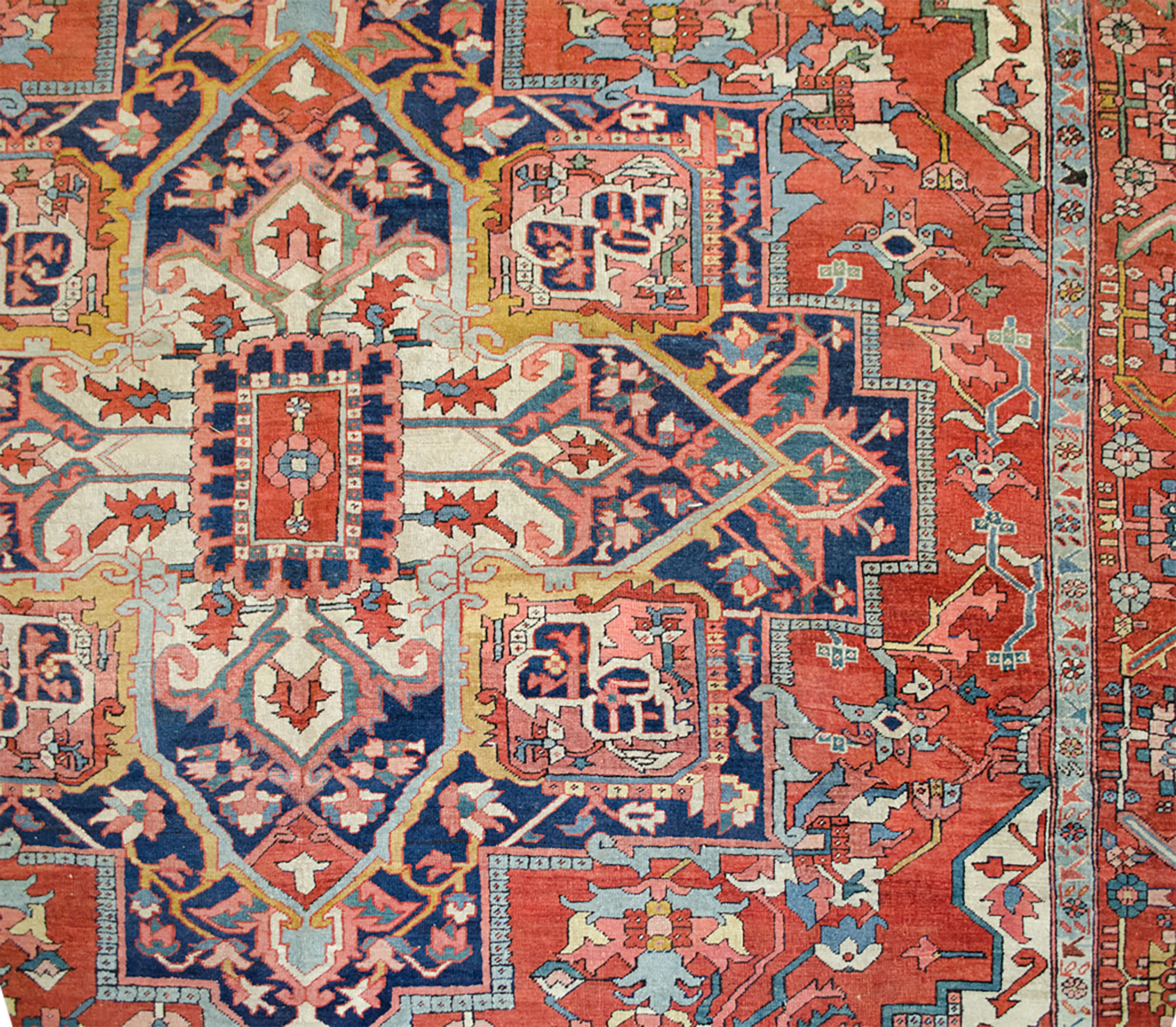 Antique Serapi Carpet