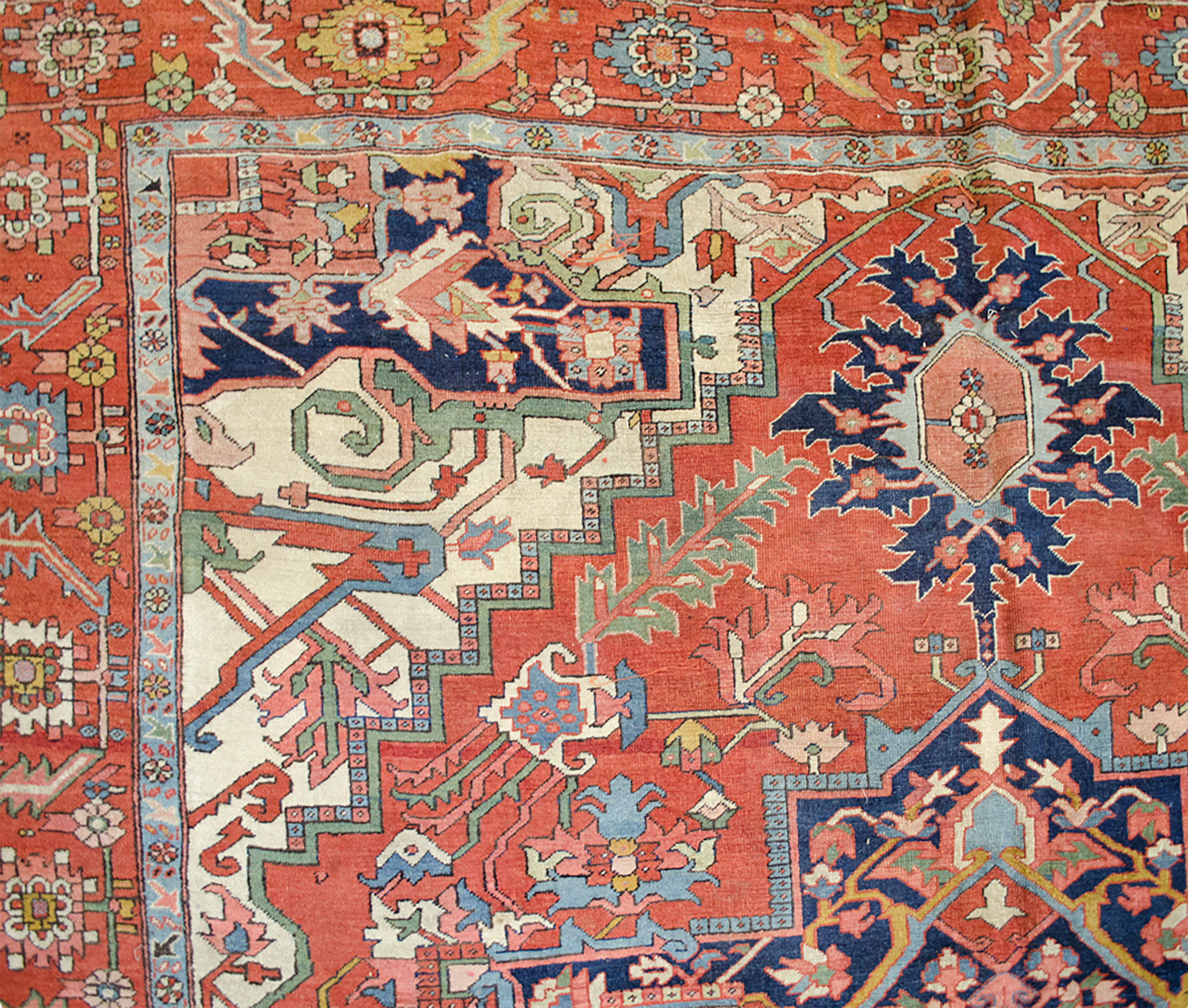 Antique Serapi Carpet