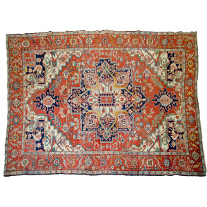 Antique Serapi Carpet