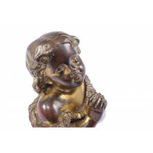 Italian Gilt Bronze Cherub c1860