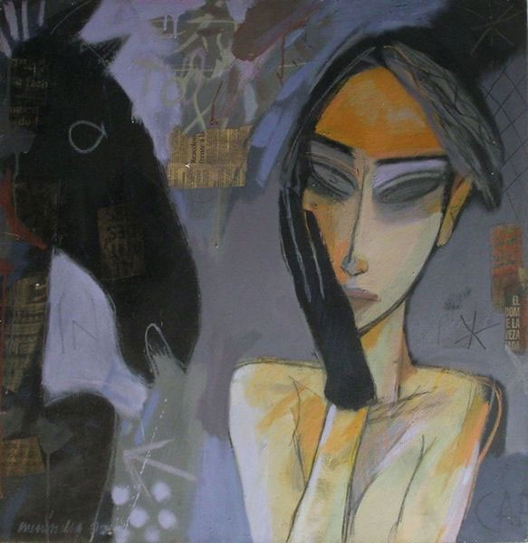 Diego Menendez Femme Au Gant Noir