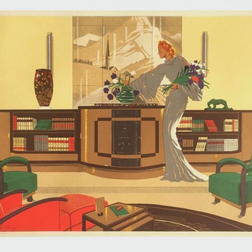 Charley Garry (1891 1973) Poster In Lithography Art Deco