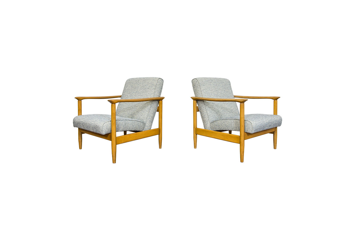 Pair of GFM 142 armchairs by Edmund Homa 1960s