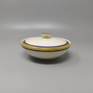 1950s White, Blue and Gold Tea Set/Coffee Set in Bavaria Porcelain Made in Germany