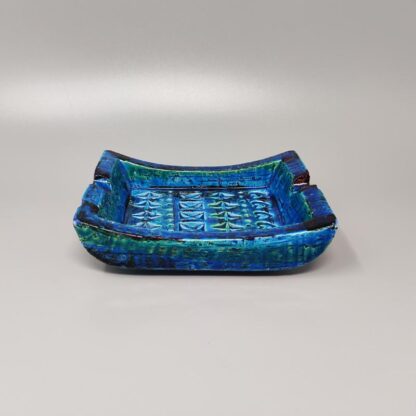 1960s Bitossi Ashtray/Catchall by Aldo Londi Blue Rimini Collection - Image 4