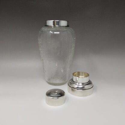 1960s Cocktail Shaker in Crackle Glass Made in Italy - Image 4