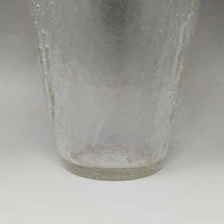 1960s Cocktail Shaker in Crackle Glass Made in Italy - Image 6