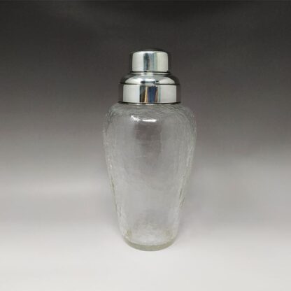 1960s Cocktail Shaker in Crackle Glass Made in Italy - Image 2