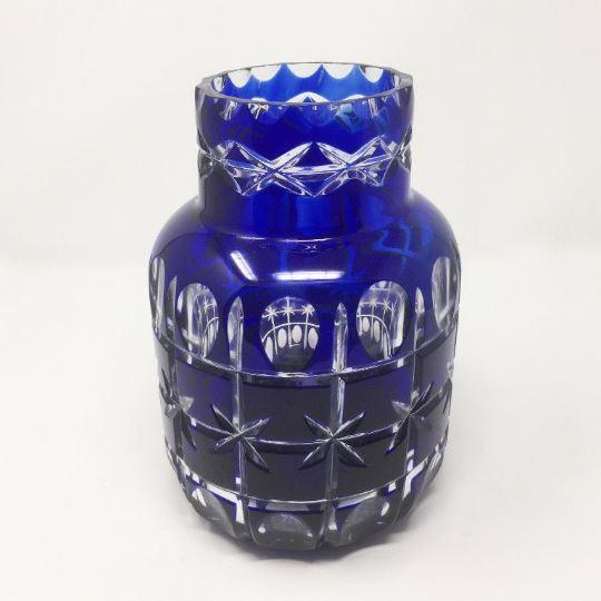 1960s Original Stunning Italian Blue Vase By Creart