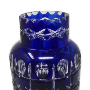 1960s Original Stunning Italian Blue Vase By Creart