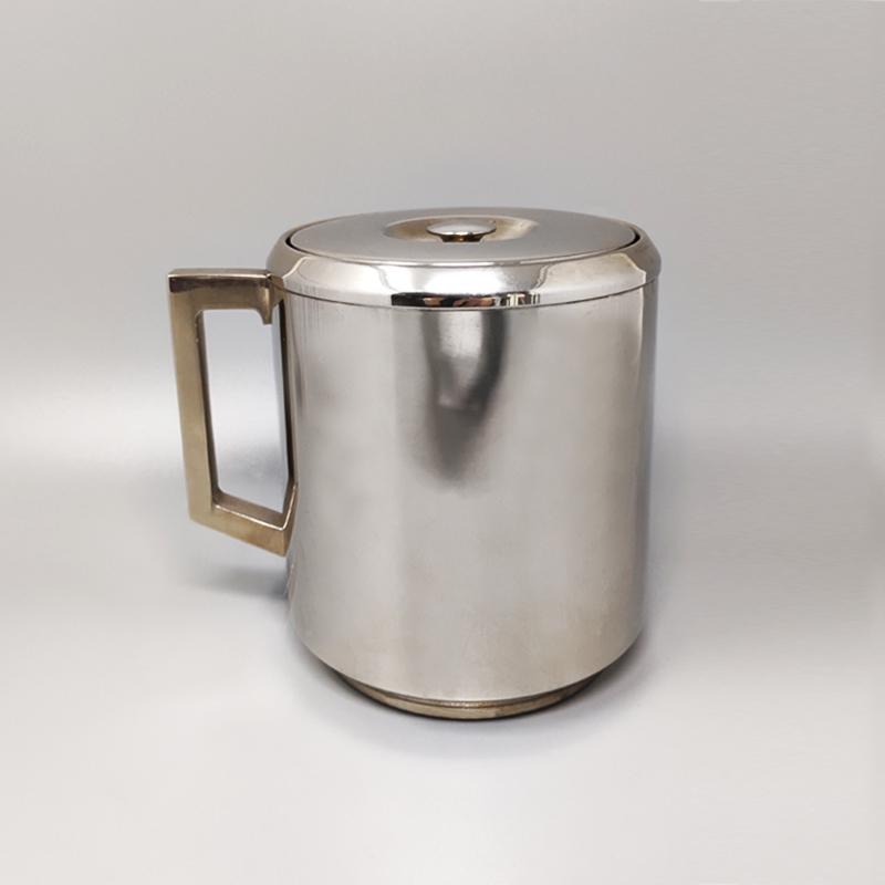1960s Ice Bucket By Aldo Tura For Macabo. Made in Italy