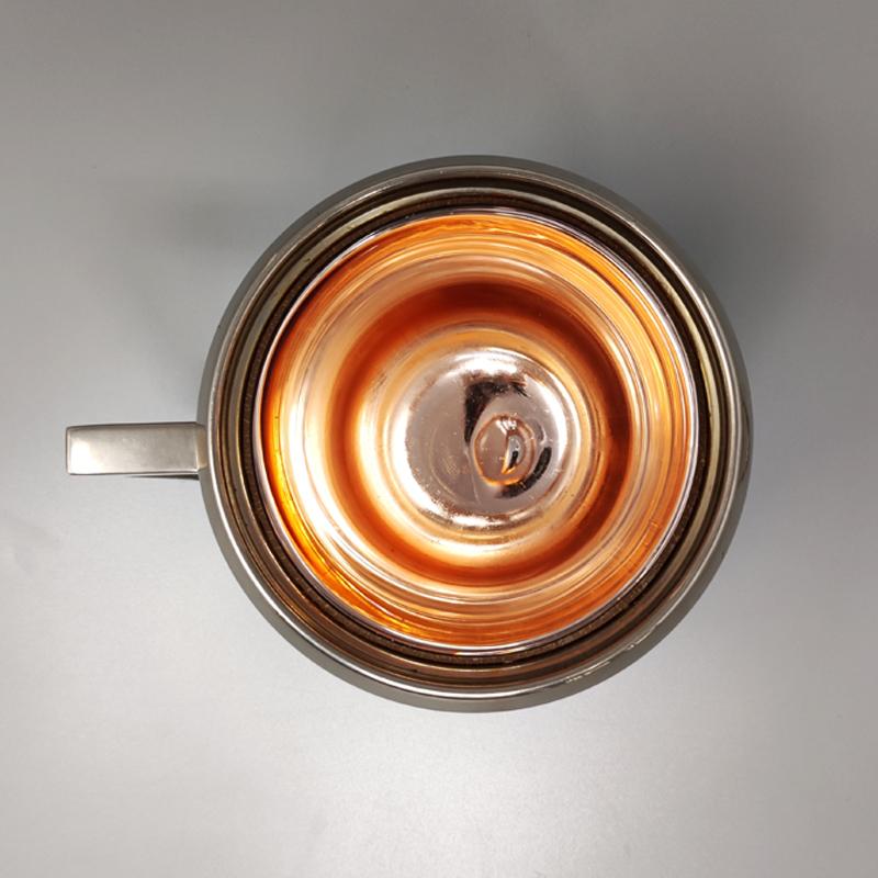 1960s Ice Bucket By Aldo Tura For Macabo. Made in Italy