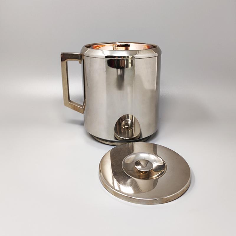 1960s Ice Bucket By Aldo Tura For Macabo. Made in Italy