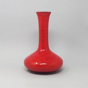 1970s Amazing Italian Space Age Red Vase