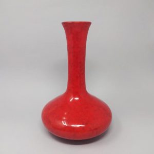 1970s Amazing Italian Space Age Red Vase