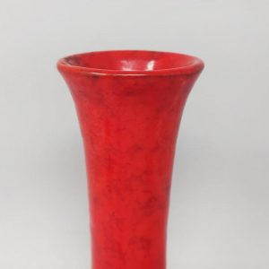 1970s Amazing Italian Space Age Red Vase