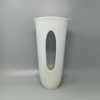 1970s Aqua Green Ceramic Vase Made In Italy - Image 2