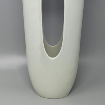 1970s Aqua Green Ceramic Vase Made In Italy - Image 6