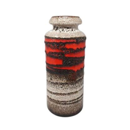 1970s Large Scheurich Lava Vase In Excellent Condition